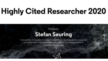 Highly Cited Researcher – Prof Seuring 